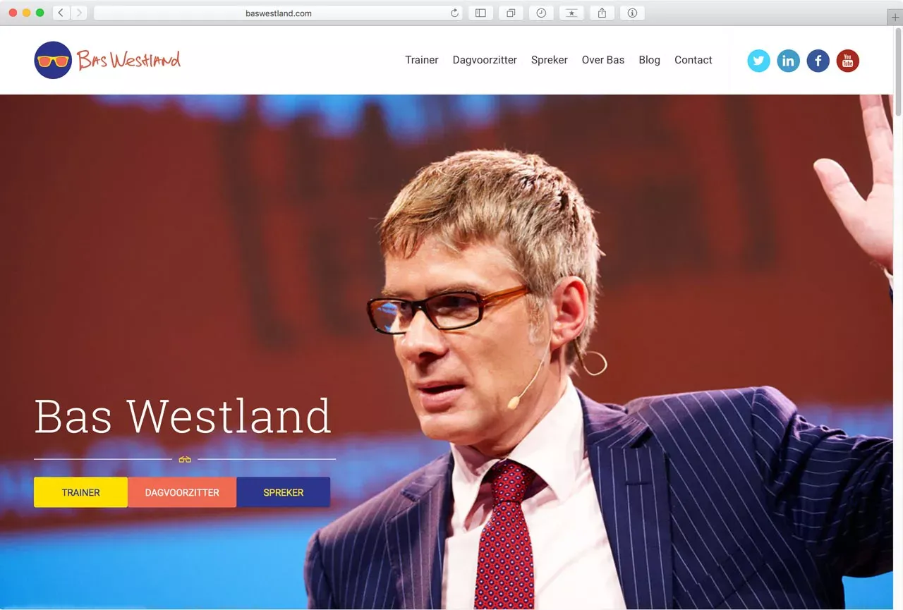 01 Website Bas Westland - Startpagina