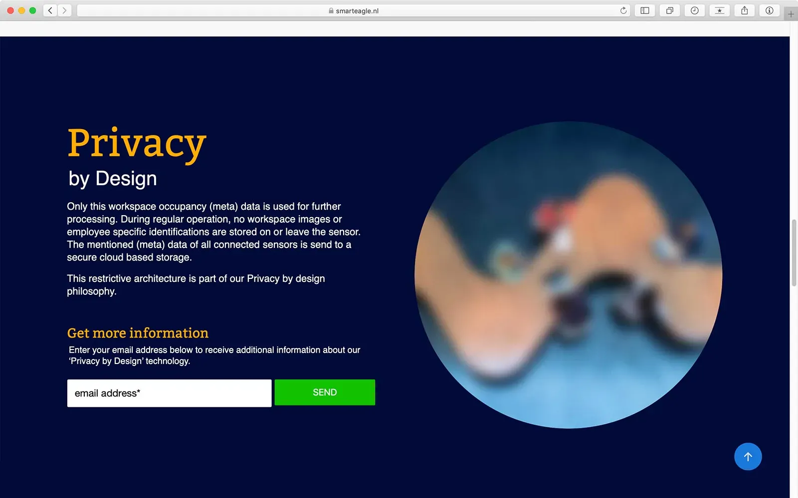 Privacy by Design - website SmartEagle